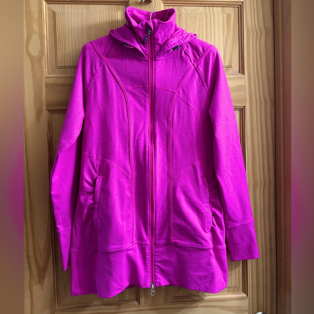 Athleta Pink Hooded Jacket